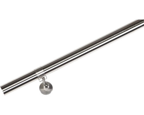 Rostfri handledare med fäste för trappor