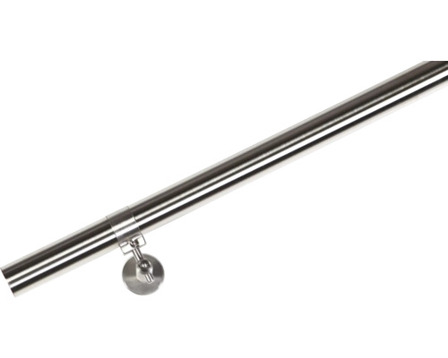 Ledstångsset PERTURA rostfritt A2 40x1900mm Rostfritt stål ledstång med fäste