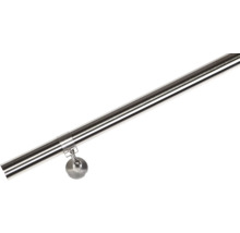 Rostfritt stålhandledare för trappor