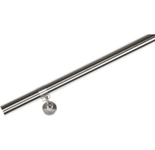 Rostfritt stålrör med fäste