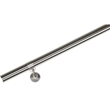 Rostfritt stål ledstång med väggfäste