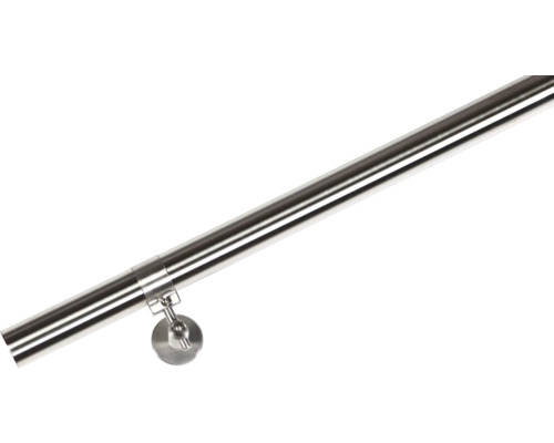 Ledstångsset PERTURA rostfritt A2 40x5800mm Rostfritt stål ledstång med väggfäste