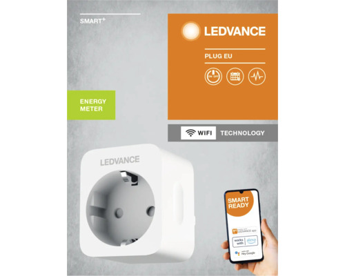 Ledvance Smart+ mellanplugg med energimätare och WiFi-teknik
