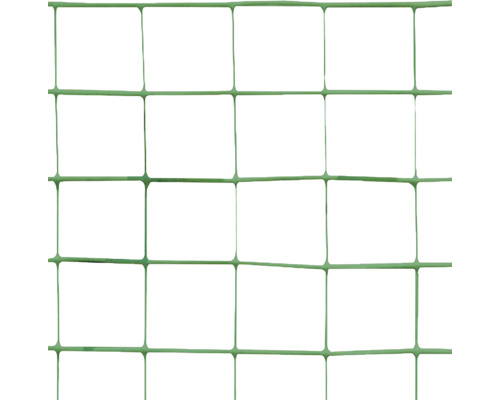 Närbild av ett grönt trädgårdsstängsel