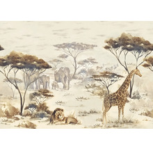 Fototapet RASCH Nowo Savann brun 300x424cm