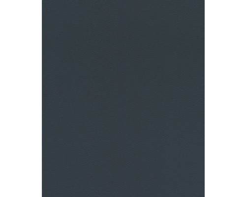 Tapet RASCH Nowo Skinnimitation blå 10,05x0,53m Texturerad möbelyta av konstläder