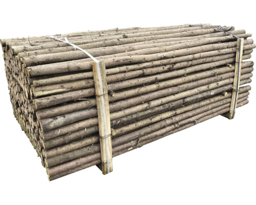 Pall med träpålar för trädgårdsodling