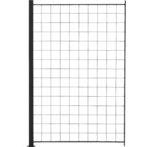 Metallstängsel med rektangulära maskor