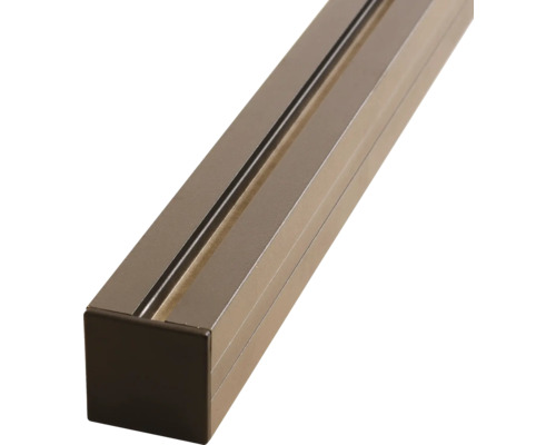Multi-aluminiumstolpe HORTUS 5x5x230cm antracit utan fot Enkel spotlightskena för interiör