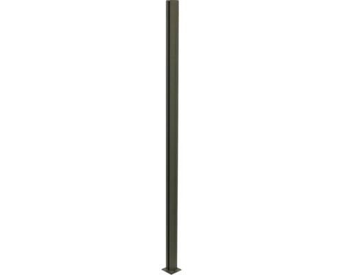 Multialuminiumstolpe HORTUS till glasstaket 5x5x158cm grå Metallstolpe