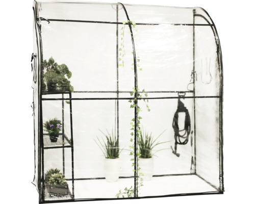 Växthus HORTUS plast mot vägg/mur 215x100x200cm Växthus HORTUS plast mot vägg/mur 215x100x200cm