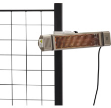 Universalbeslag HEAT1 terrassvärmare aluminium grå