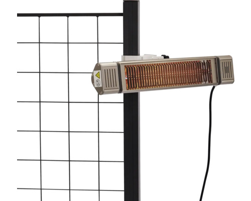 Infraröd värmare för väggmontering