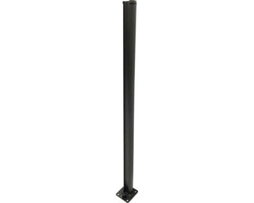 Ändstolpe HORTUS för utdragbart vindskydd 12x12x160cm antracit