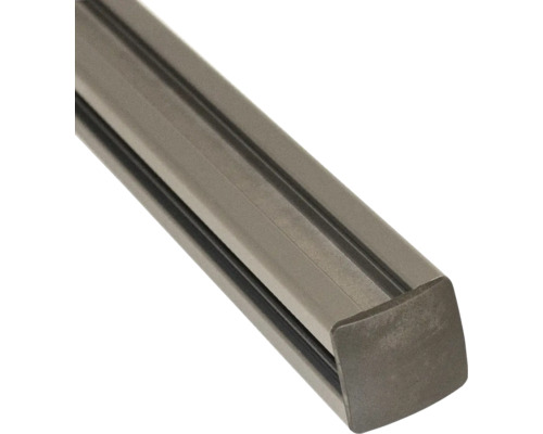 Aluminiumprofil med kvadratisk ände