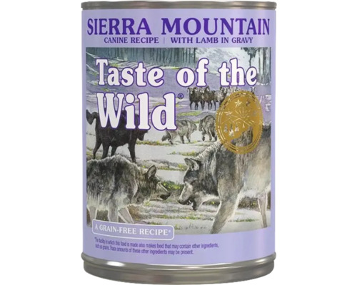 Hundmat TASTE OF THE WILD Sierra Mountain Lamb Cans 390g Hundmat TASTE OF THE WILD Sierra Mountain Lamb Cans 390g