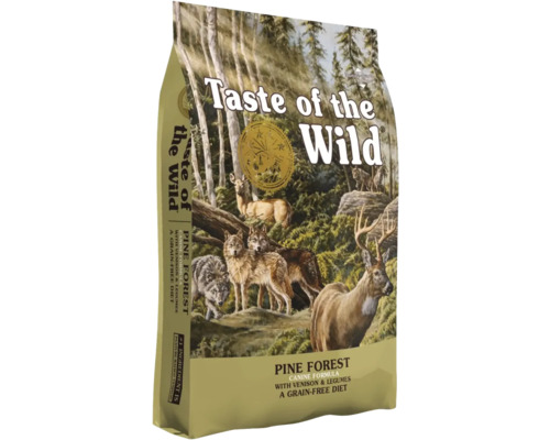 Hundmat TASTE OF THE WILD Pine Forest spannmålsfritt 12,2kg