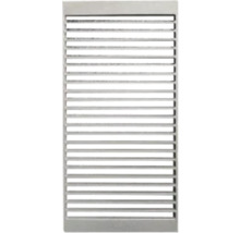 Rektangulärt ventilationsgaller med horisontella spalter