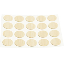 Täckbricka HABO Ø13mm självhäftande björn 20-pack