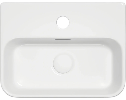 Handfat i keramik, uppifrån