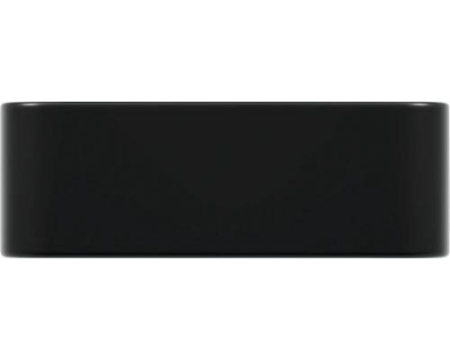 Svart rektangulärt plasthölje