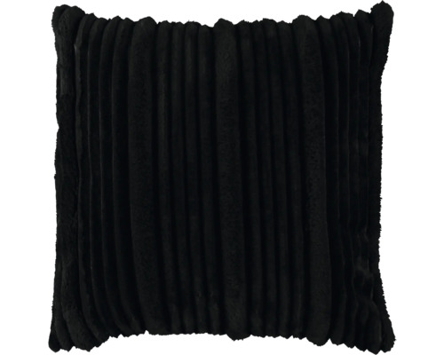 Kudde NOBLE HOUSE Rib Flanell svart 45x45cm Kudde NOBLE HOUSE Rib Flanell svart 45x45cm