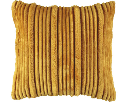 Kudde NOBLE HOUSE Rib Flanell lejongul 45x45cm Kudde NOBLE HOUSE Rib Flanell lejongul 45x45cm