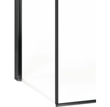 Detaljvy av duschkabin med ram