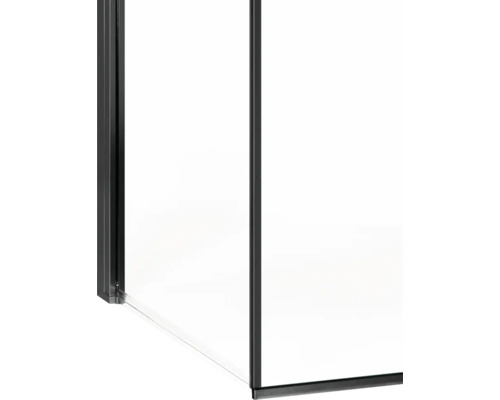 Detaljvy av duschkabin med ram