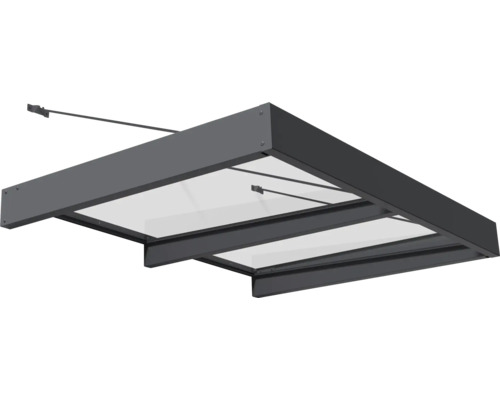 Tak med glas och mörk ram