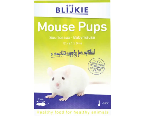 Reptilfoder Mouse Pups 12-pack