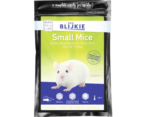 Reptilfoder Small mice 15-pack