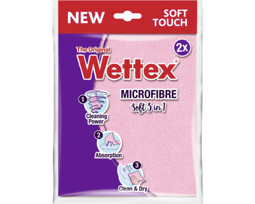 Trasa VILEDA Wettex Microfibre Soft 3-i-1 2-pack