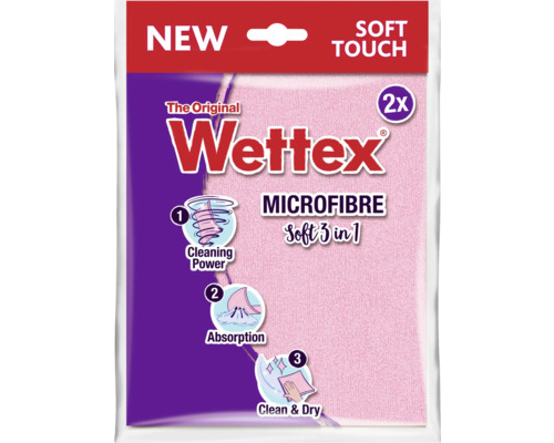 Trasa VILEDA Wettex Microfibre Soft 3-i-1 2-pack Trasa VILEDA Wettex Microfibre Soft 3-i-1 2-pack