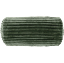 Dekorativ kudde i cylinderform med ribbad struktur