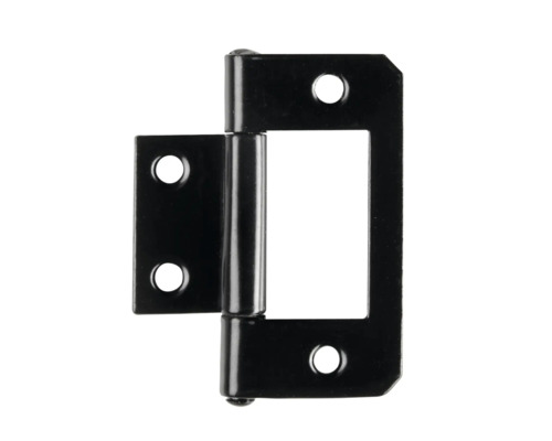 Gångjärn av metall med skruvhål