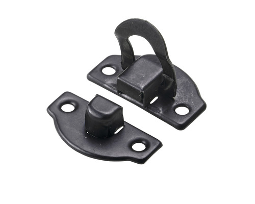 Kistlås med ögla av metall