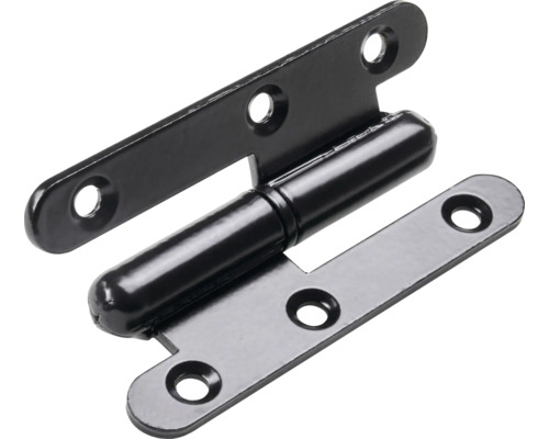 Lyftgångjärn HETTICH 80x45mm DIN vänster svart 10-pack