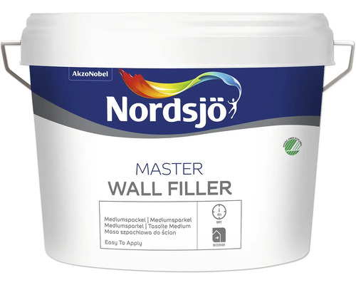 Spackel NORDSJÖ Master Wall Filler 2,5L Nordsjö Master väggspackel i en hink