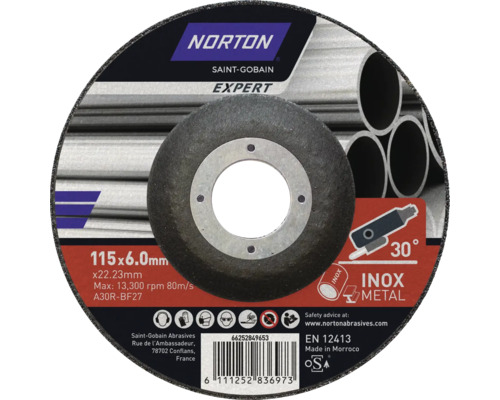 Norton Saint Gobain Expert kapskiva 115x6,0 millimeter för metall och rostfritt stål