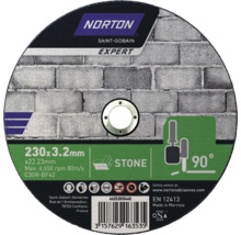Norton kapskiva för sten, 230x3,2 millimeter