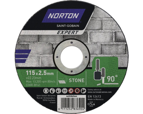 Norton Saint Gobain Expert kapskiva, 115 x 2,5 mm, kapskiva för sten