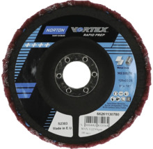 Norton Vortex Rapid Prep lamellrondell, medelgrovlek, diameter 125 mm