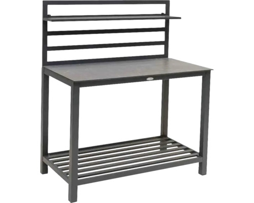 Utekök HILLERSTORP Åminne arbetsbänk aluminium grå komplett Utekök HILLERSTORP Åminne arbetsbänk aluminium grå komplett