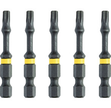Fem Torx-bits