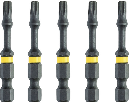 Fem Torx-bits