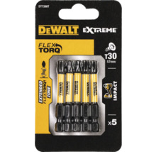 DeWalt Extreme Flex Torq skruvbits, T30, 57 mm, 5 stycken