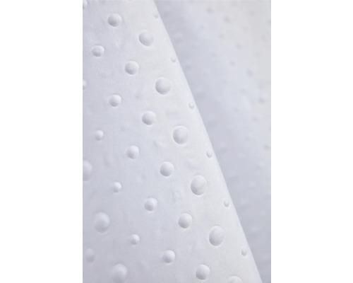 Vit tapet med upphöjda prickar