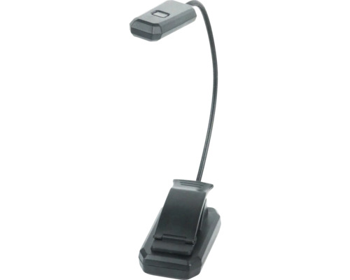 Klämlampa med flexibel hals