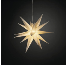 Julstjärna som hängande lampa